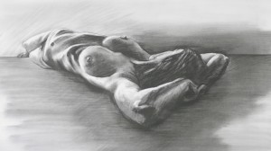 Nude 12 Original pencil Drawing 600x 800mm £2,850 framed and delivered UK